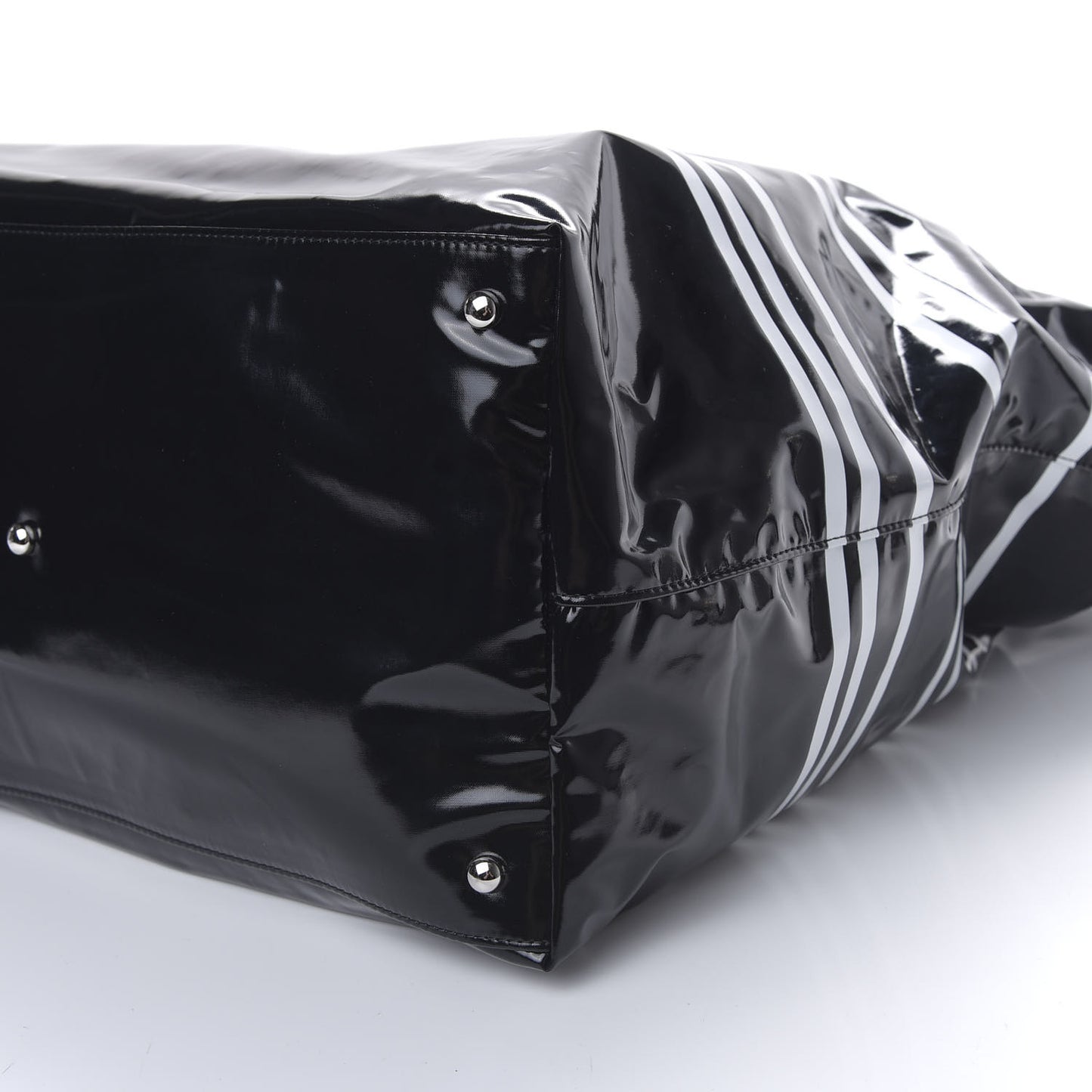 Vinyl Large La Pausa Bay Shopping Bag Black