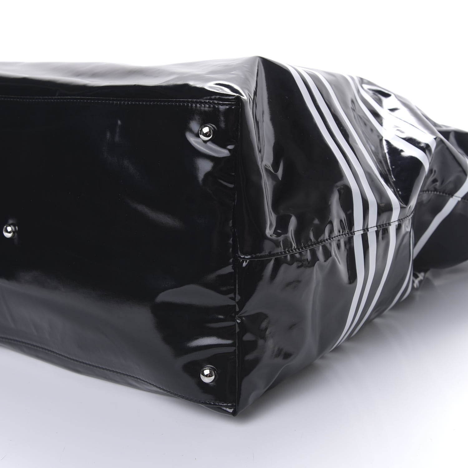 Chanel Vinyl Large La Pausa Bay Shopping Bag Black 8 of 10