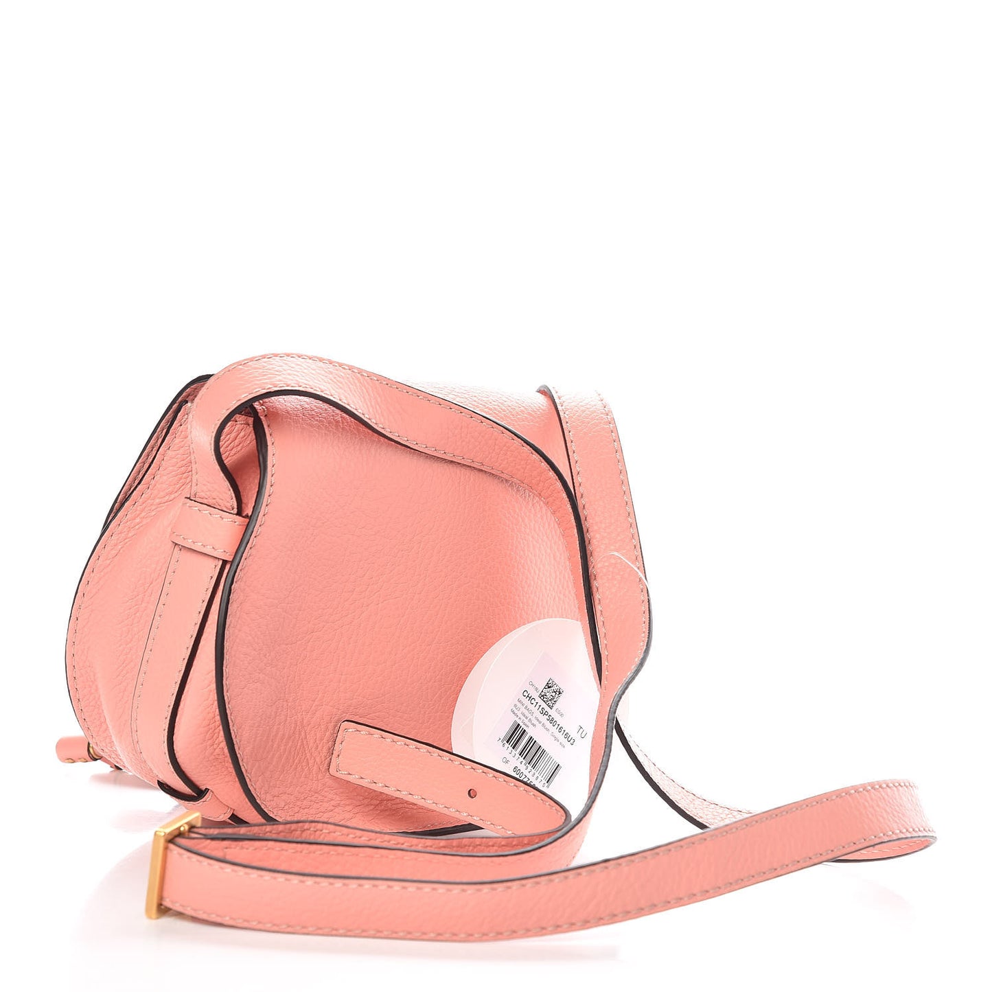 Calfskin Mini Marcie Round Crossbody Bag Ideal Blush