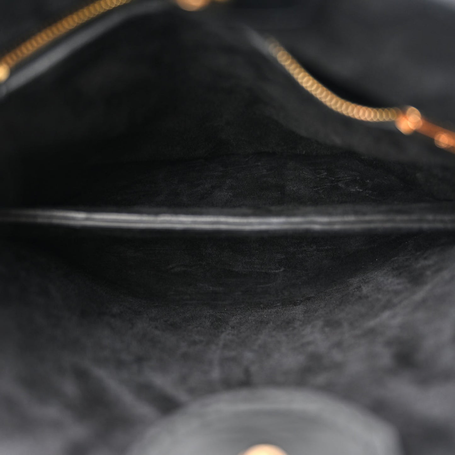 Calfskin Crocodile Embossed Curved Clutch Black