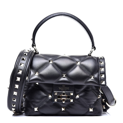 Valentino Garavani Nappa Mini Candystud Top Handle Bag Black 1 of 10