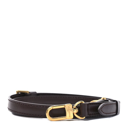 Louis Vuitton Calfskin 16mm Adjustable Shoulder Strap Brown 1 of 3