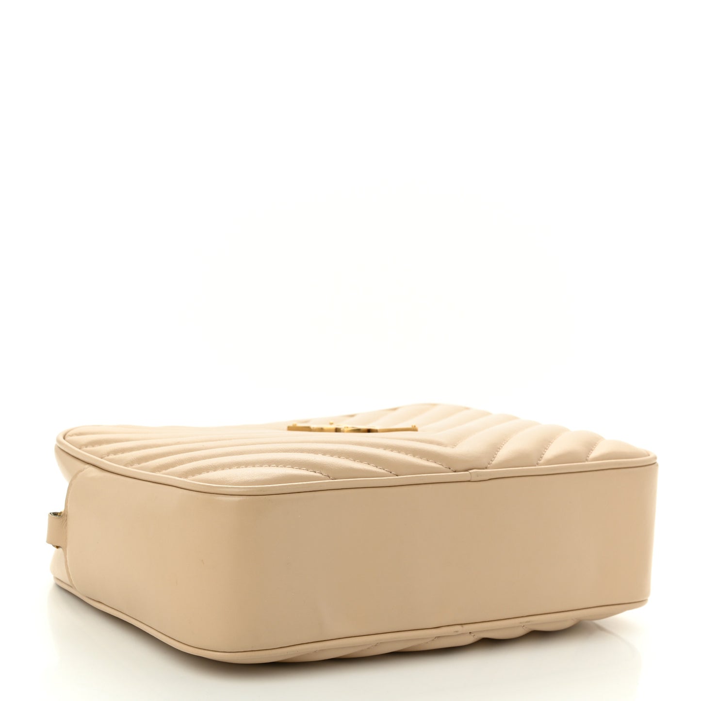 Calfskin Matelasse Monogram Lou Camera Bag Dark Beige