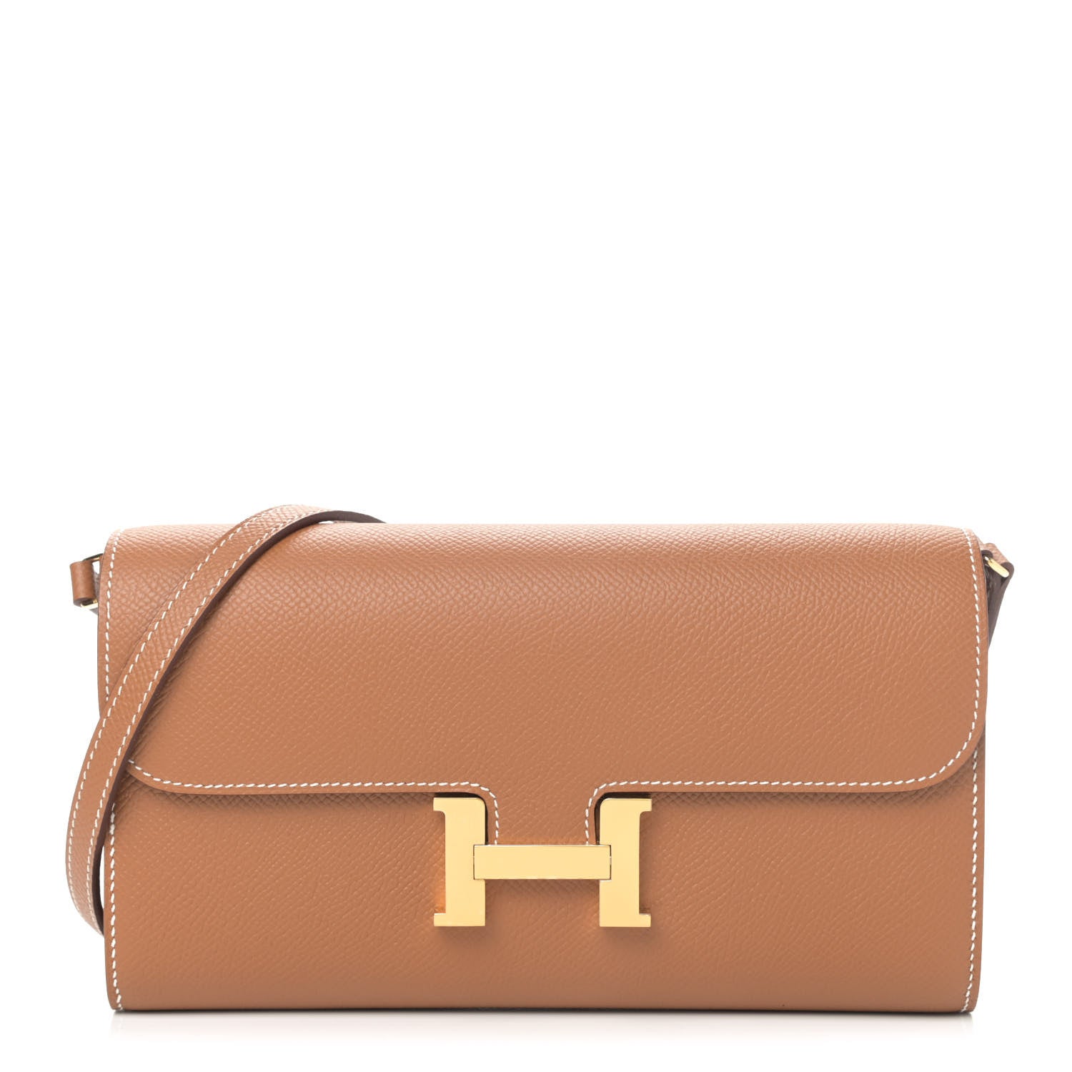 Hermes Epsom Constance Long Wallet To Go Gold 1 of 4