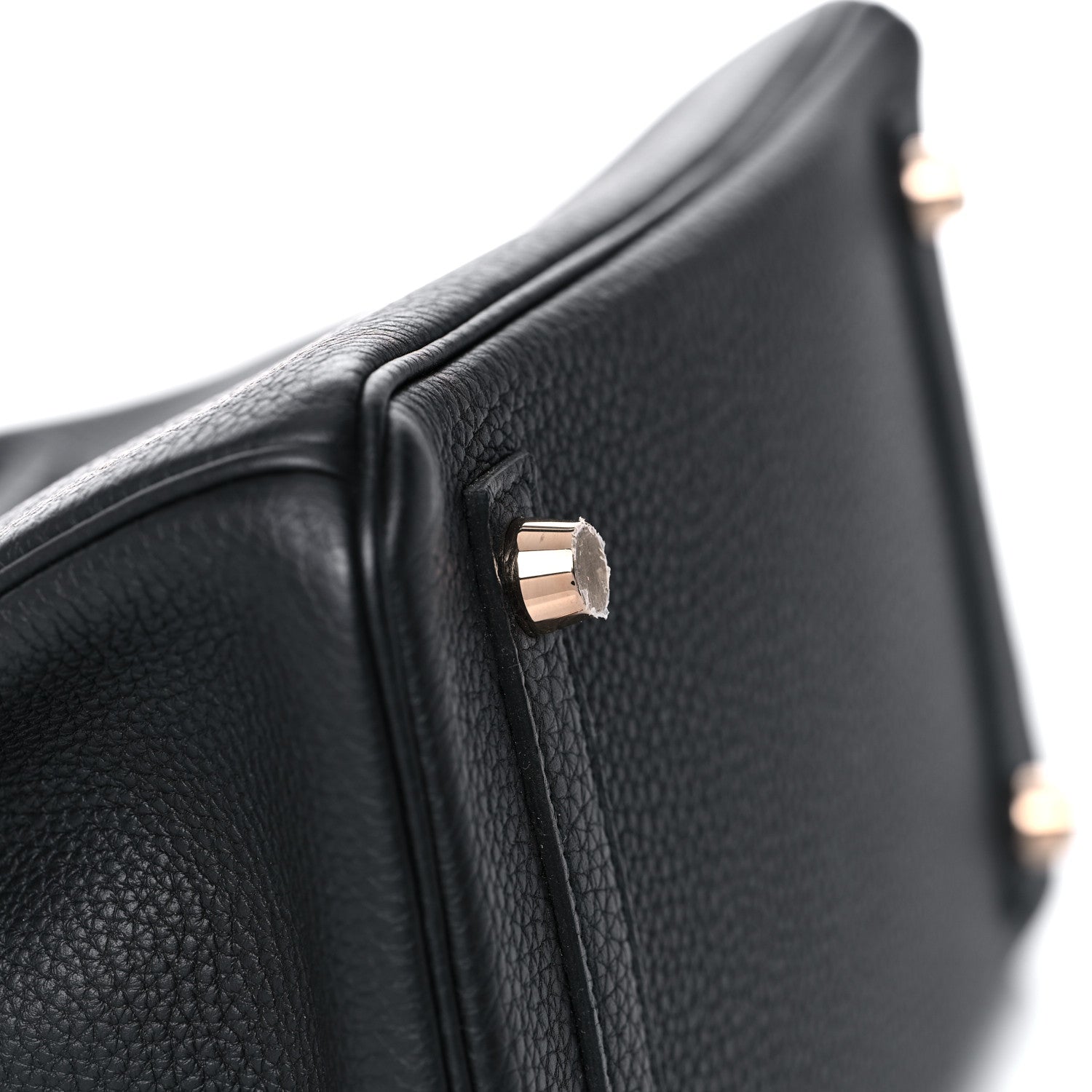 Hermes Togo Birkin 25 Black 8 of 34