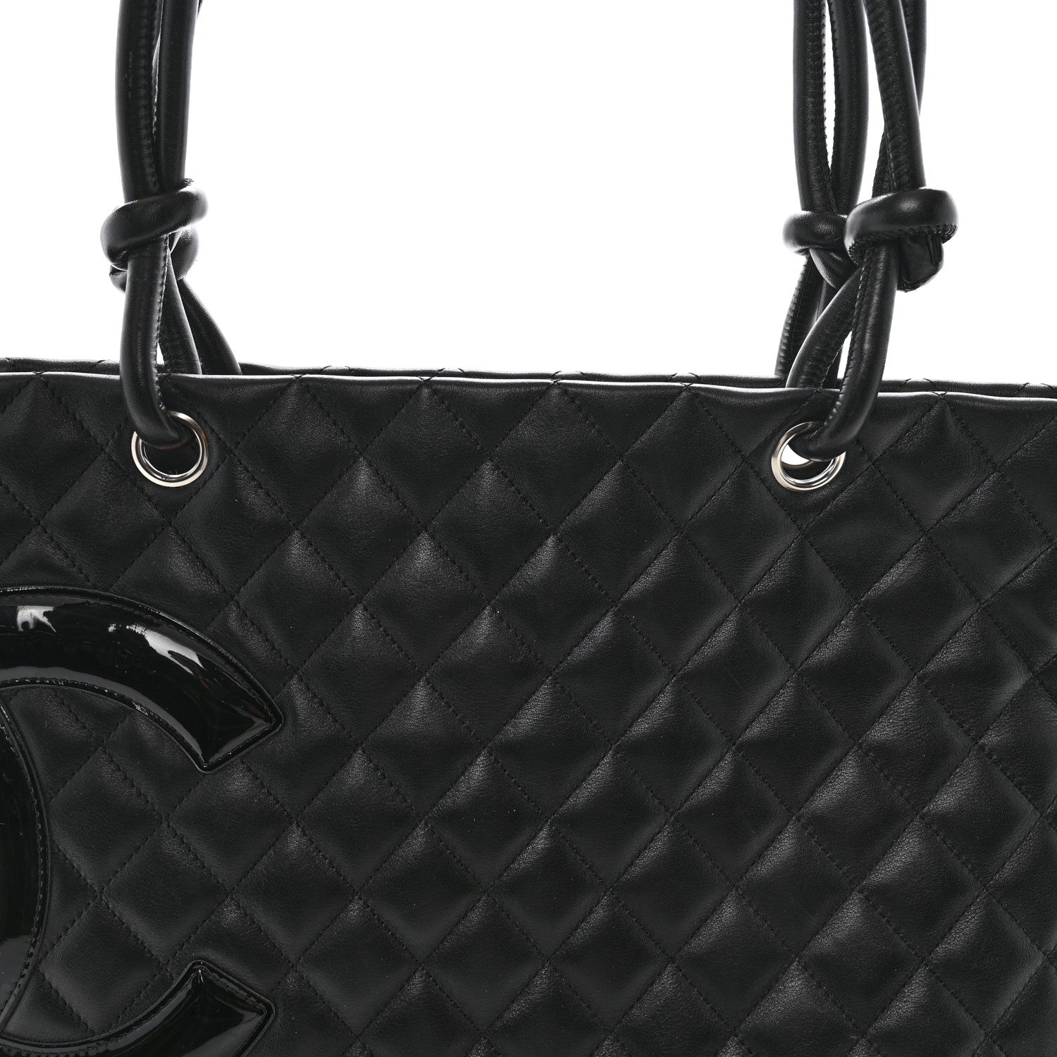 Chanel Calfskin Quilted Large Cambon Tote Black 8 of 19