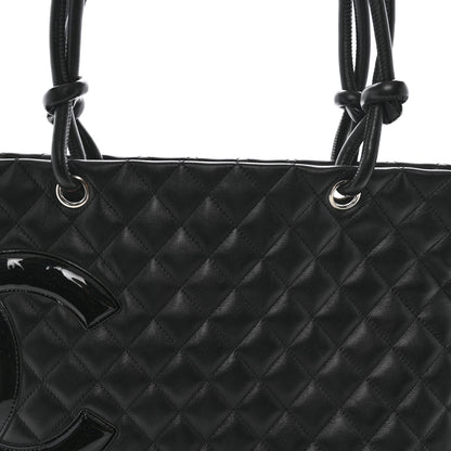 Chanel Calfskin Quilted Large Cambon Tote Black 8 of 19