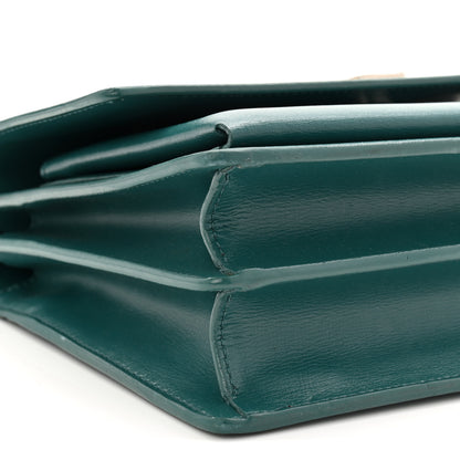 Saint Laurent Calfskin Medium Monogram Sunset Malachite 9 of 10