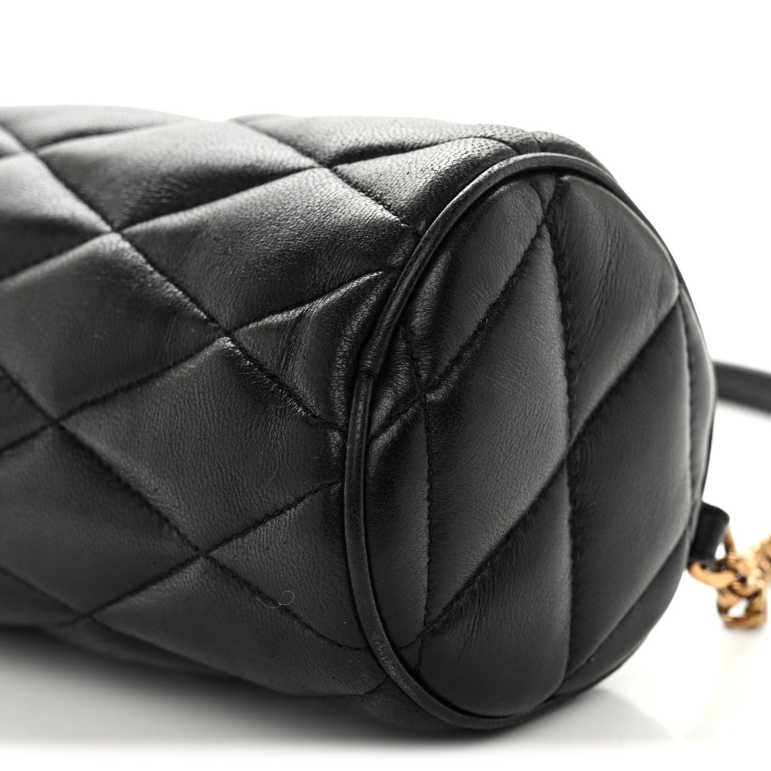 Saint Laurent Lambskin Monogram Mini Sade Tube Bag Black 10 of 10