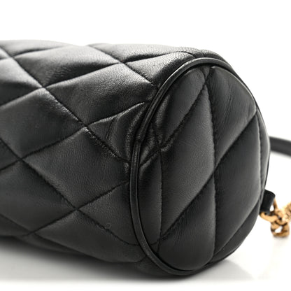 Saint Laurent Lambskin Monogram Mini Sade Tube Bag Black 10 of 10