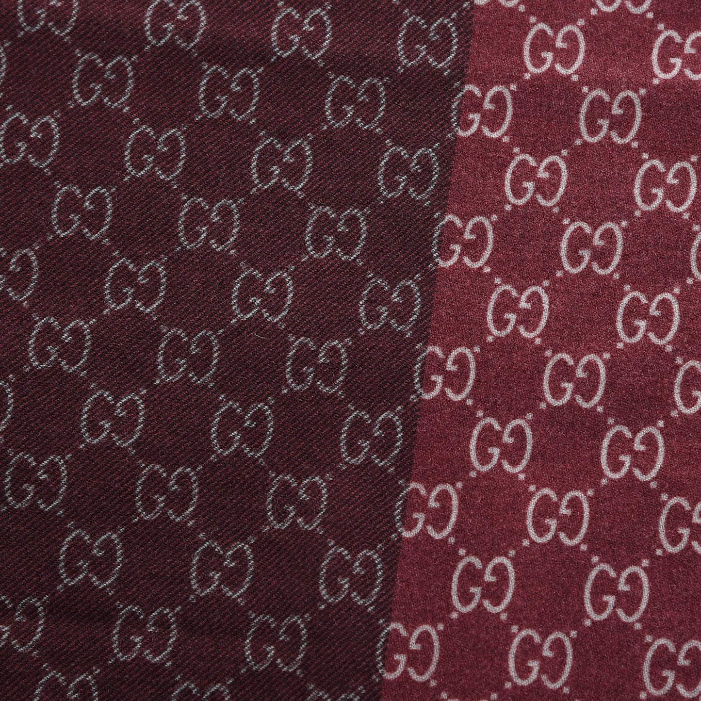 Wool GG Monogram Newov Scarf Lacquer Beige