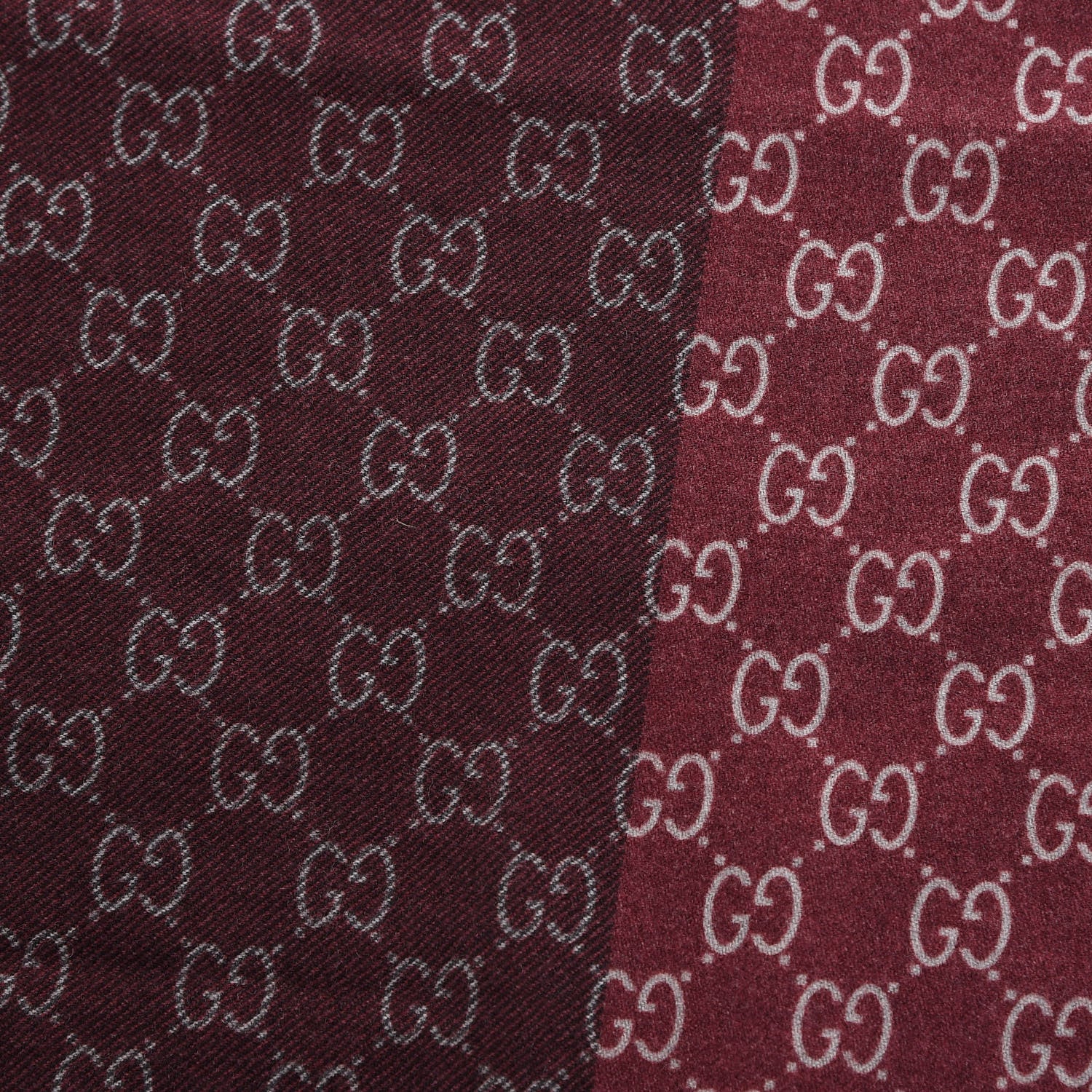 Gucci Wool GG Monogram Newov Scarf Lacquer Beige 3 of 5