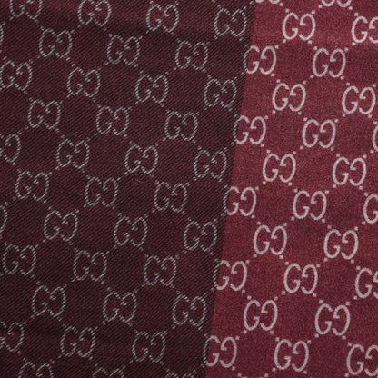 Gucci Wool GG Monogram Newov Scarf Lacquer Beige 3 of 5