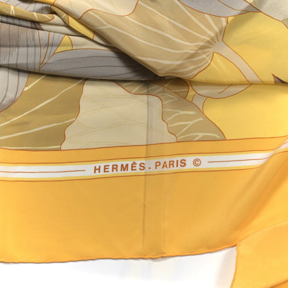 Hermes Silk Fleurs de Lotus Scarf 140 2 of 5