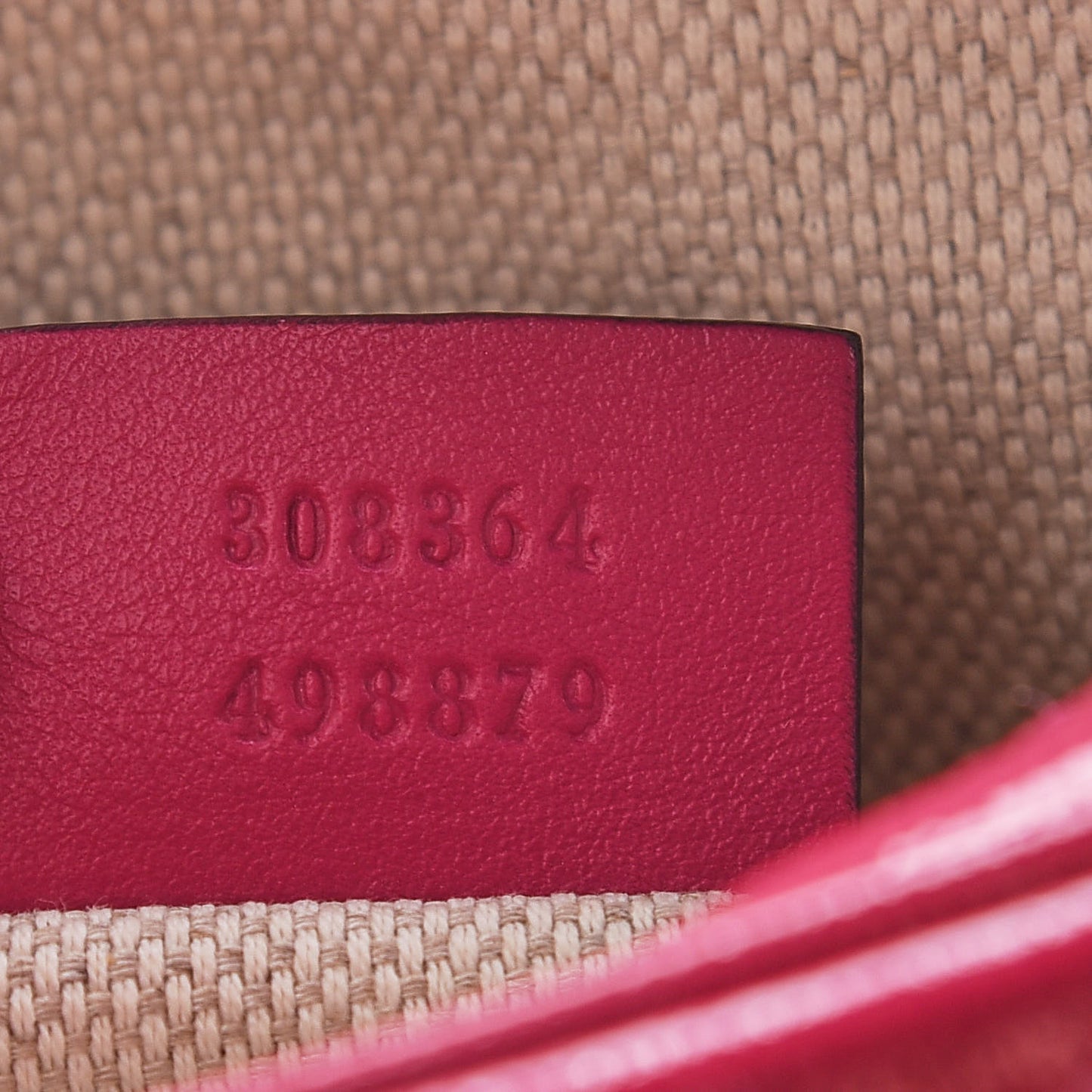 Soft Patent Small Soho Disco Bag Bright Bougainvillea
