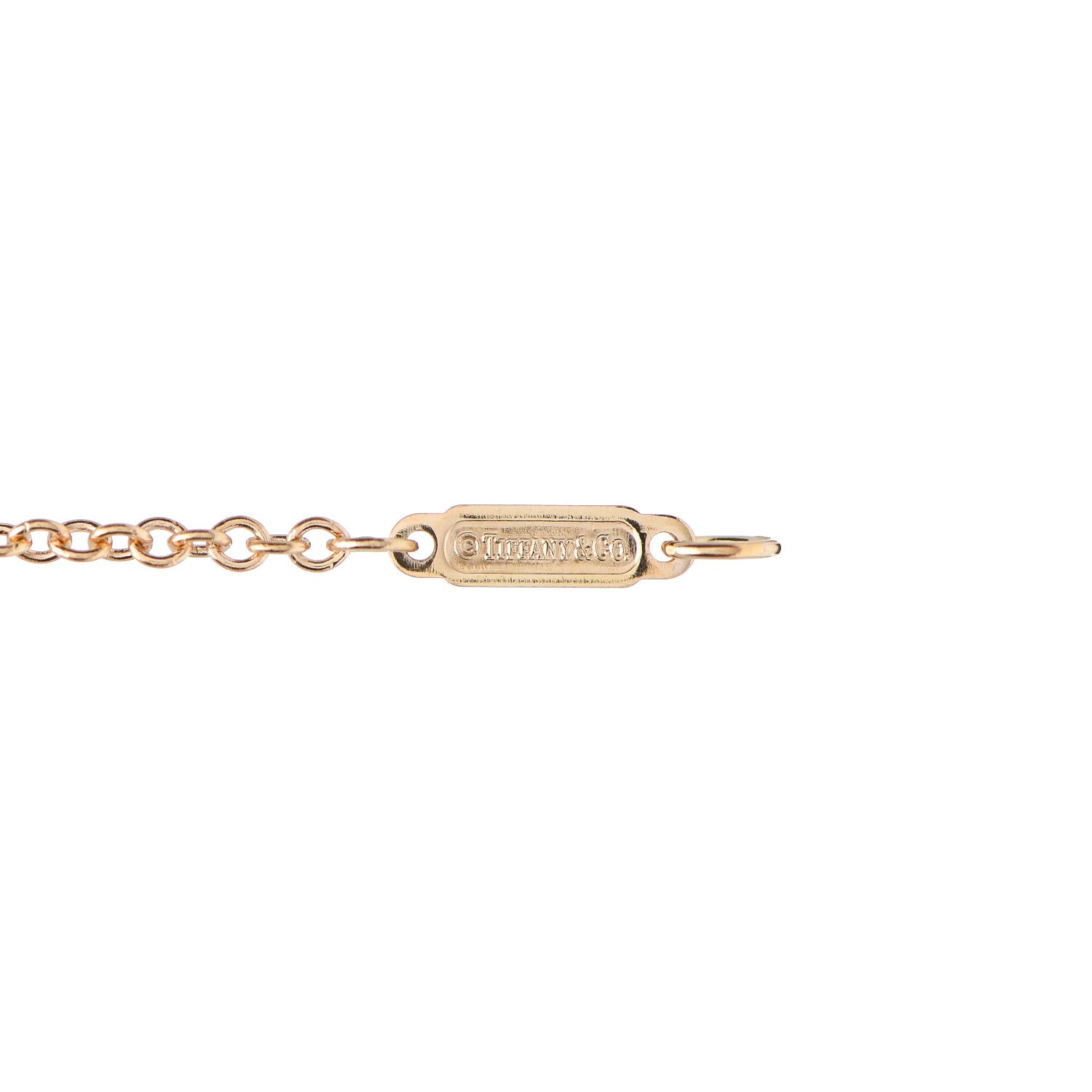 Tiffany 18K Rose Gold Diamond Atlas Bar Pierced Bracelet 3 of 3