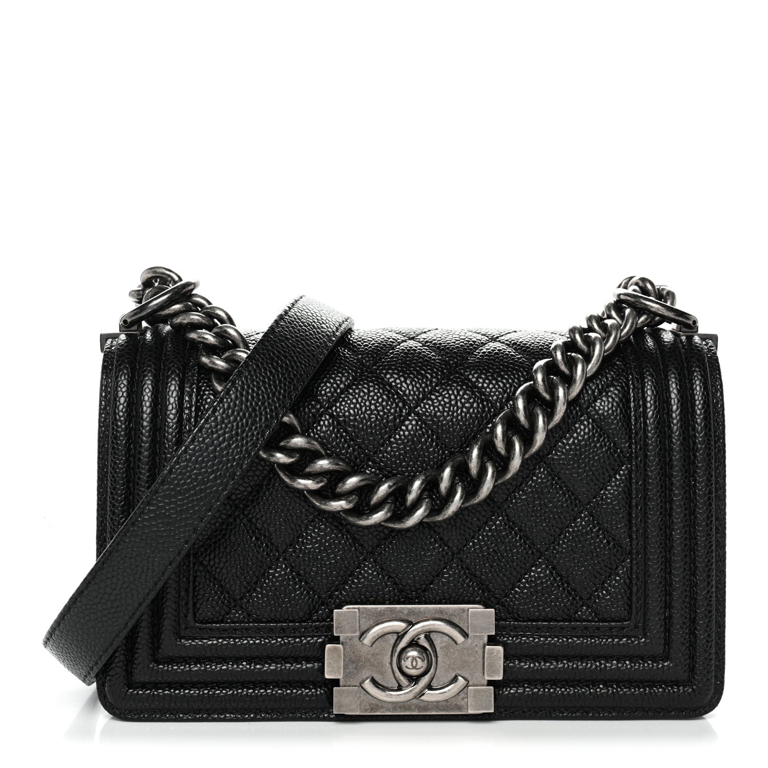 Chanel Caviar Quilted Small Boy Flap Black 1 of 9