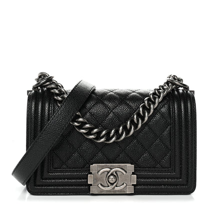 Chanel Caviar Quilted Small Boy Flap Black 1 of 9