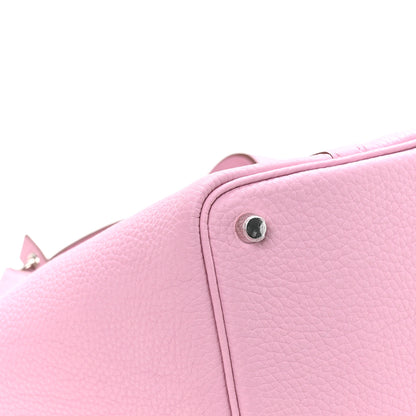 Hermes Taurillon Clemence Picotin Lock 18 PM Rose Sakura 11 of 13