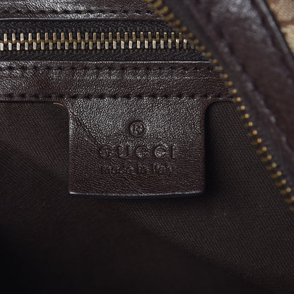 Gucci Monogram Medium Interlocking Hobo Dark Brown 6 of 13