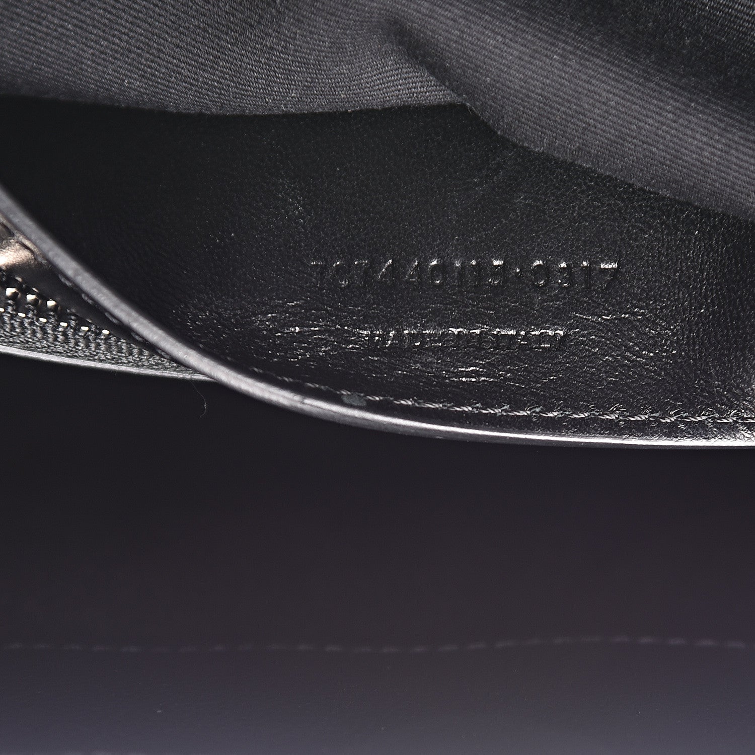 Saint Laurent Calfskin Mixed Matelasse Triquilt Large Monogram Satchel Black 8 of 11