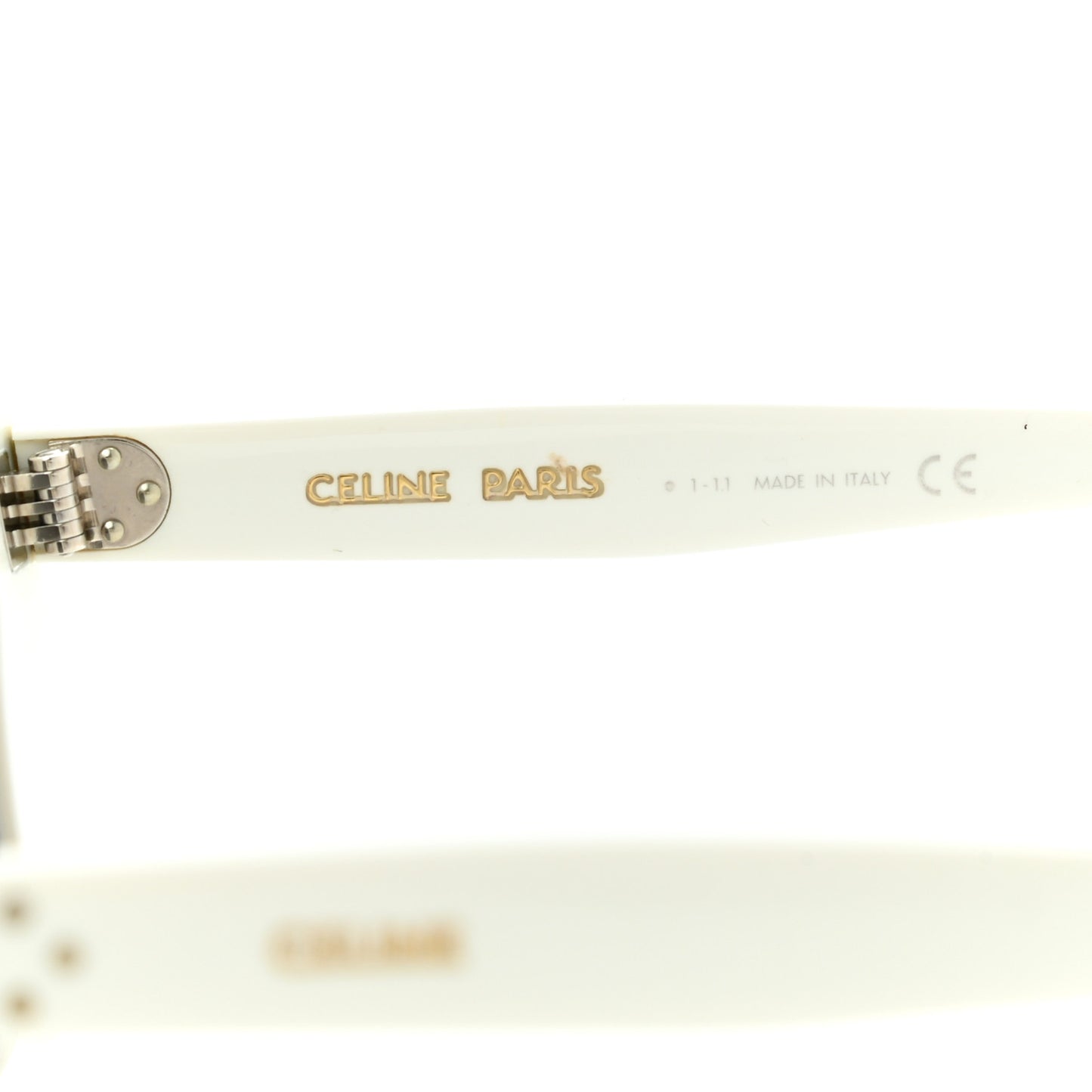 Acetate Cat Eye Sunglasses CL40187I White