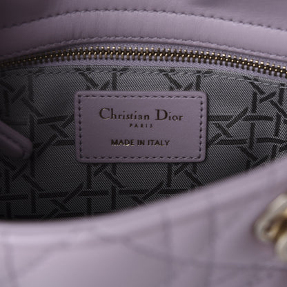 Christian Dior Lambskin Cannage Small Lady Dior Pink 8 of 12
