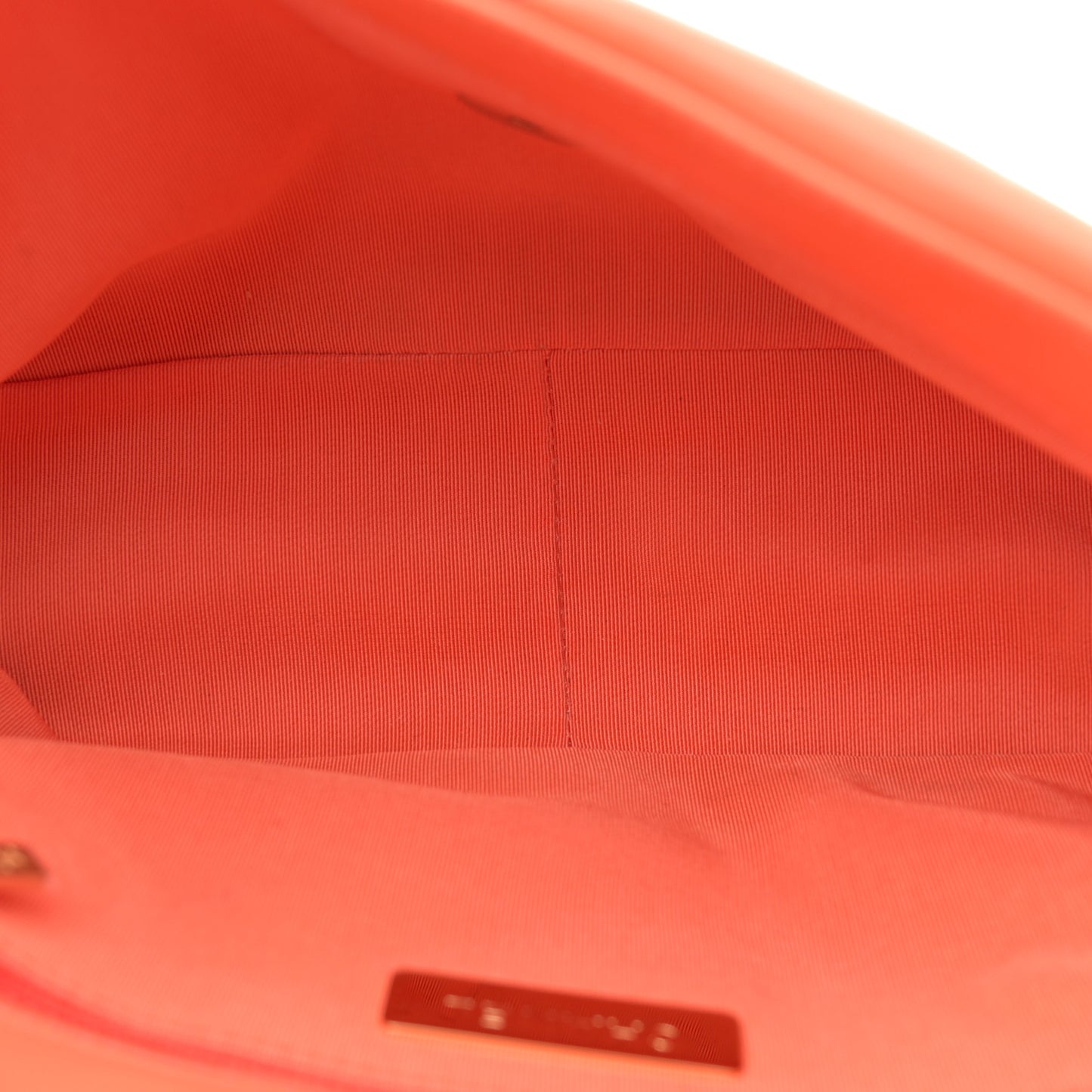 Lambskin Quilted Medium Chanel 19 Flap Orange