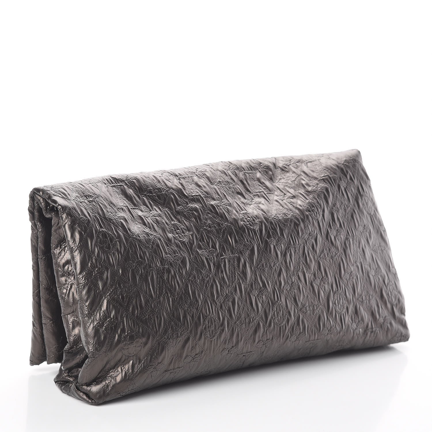 Louis Vuitton Jacquard Quilted Monogram Limelight Clutch PM Black 3 of 12