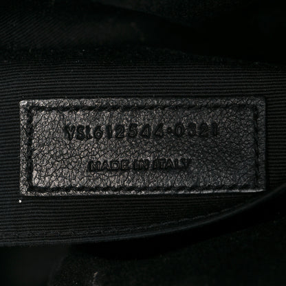 Saint Laurent Calfskin Matelasse Monogram Lou Camera Bag Black 12 of 21