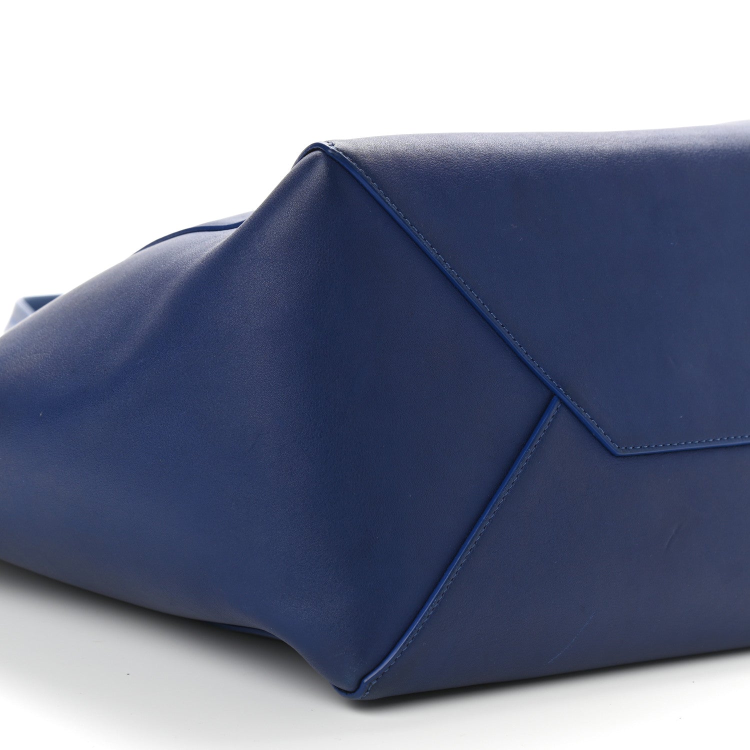 Celine Smooth Calfskin Medium Belt Cabas Phantom Royal Blue 5 of 11