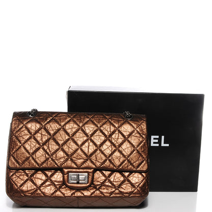 Chanel Aged Calfskin 2.55 Reissue 227 Flap Bronze 5 of 9