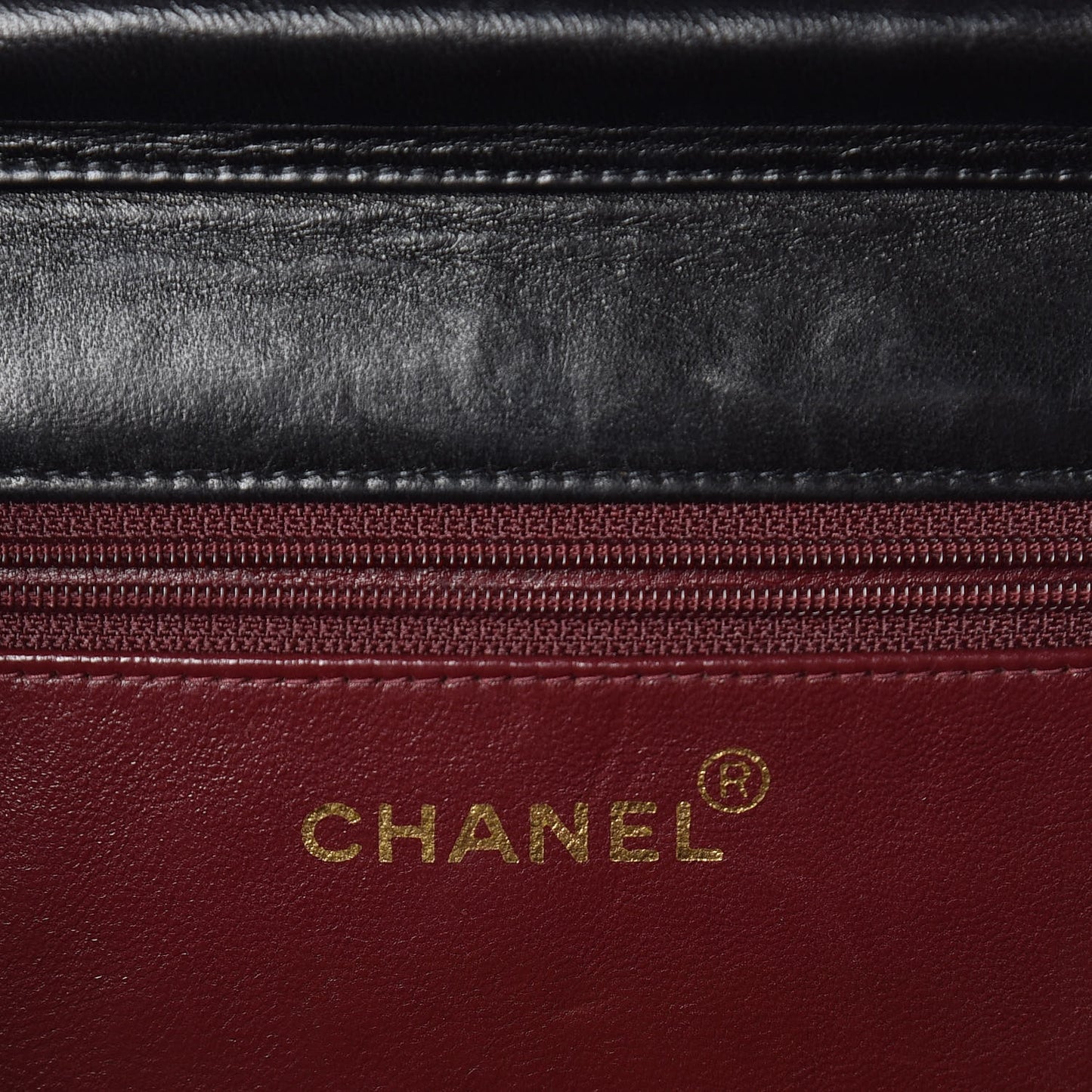 Lambskin Quilted Medium Single Flap Black