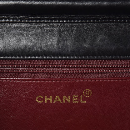 Chanel Lambskin Quilted Medium Single Flap Black 8 of 11