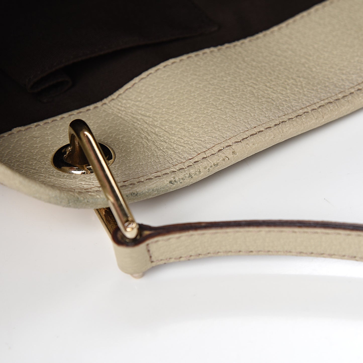 Monogram Large Eclipse Tote Beige White