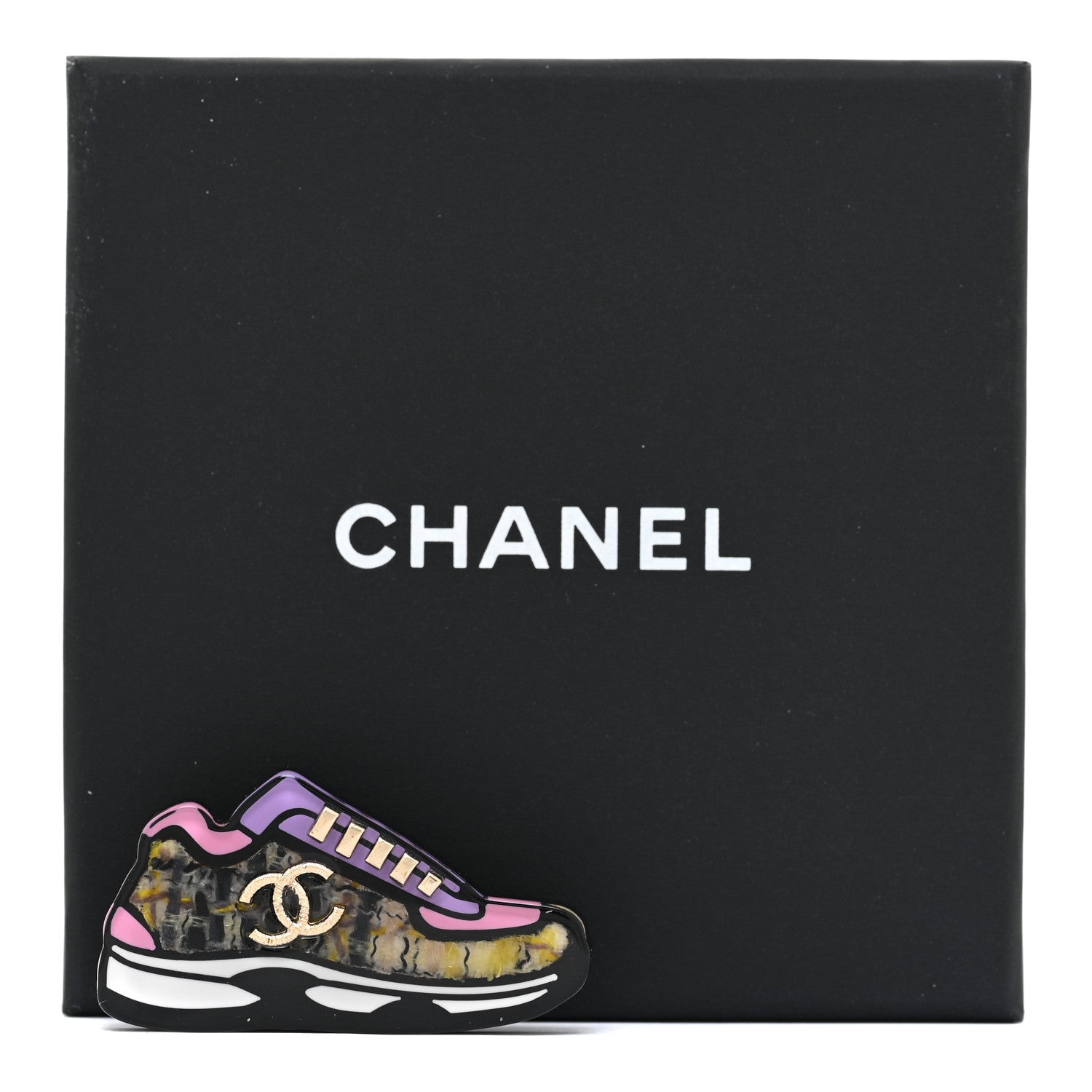 Chanel Resin Icon Manga Sneaker Brooch Multicolor 10 of 10