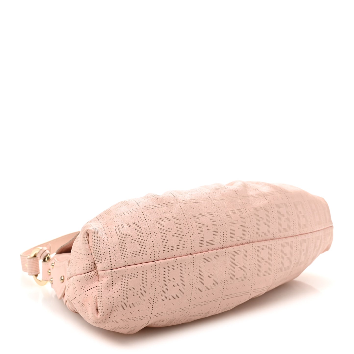 Calfskin Perforated Medium Chef Shoulder Bag Pink