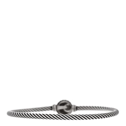 David Yurman Sterling Silver Pearl 3mm Chatelaine Bracelet 2 of 3