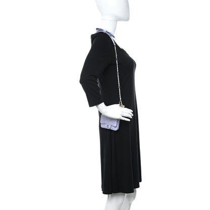 Chanel Lambskin Quilted Flap Bow Chain Waist Bag Purple 2 of 11