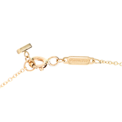 Tiffany 18K Yellow Gold Small T Smile Pendant Necklace 4 of 6