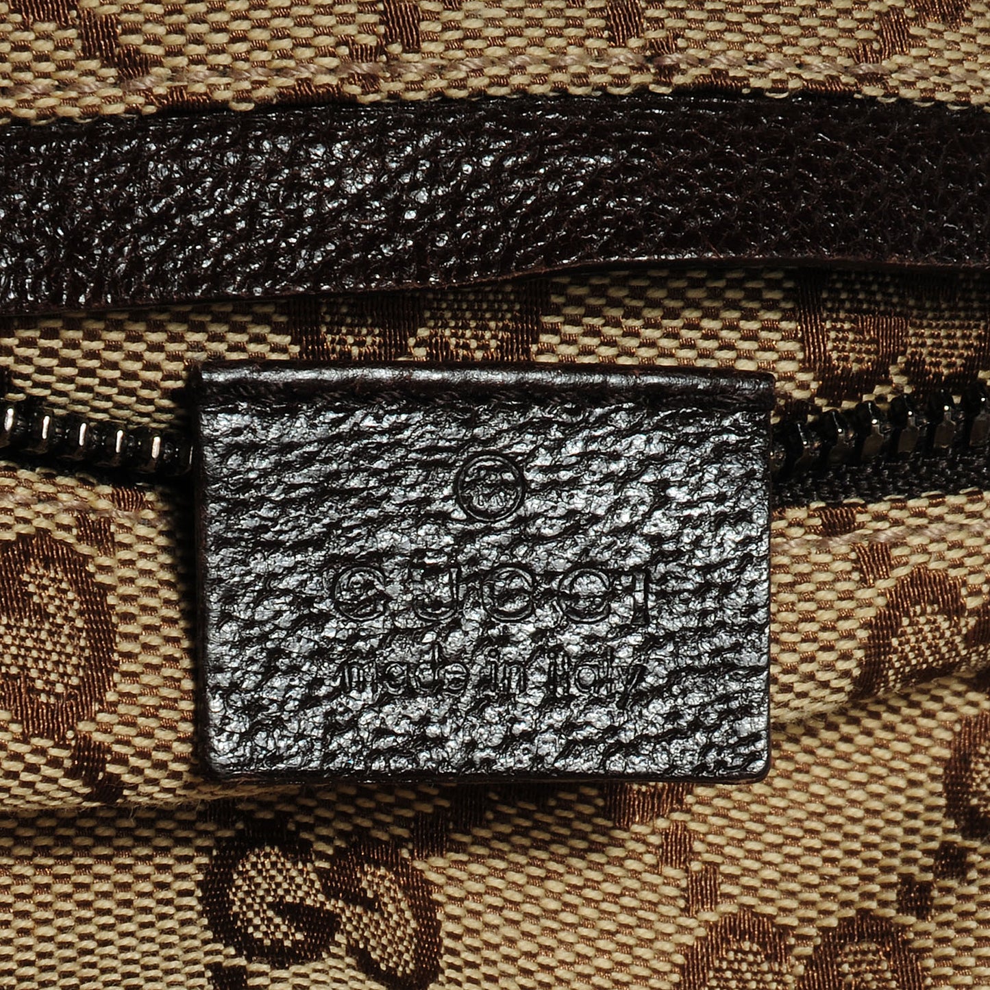 GG Monogram Web Double Pocket Belt Bag Dark Brown