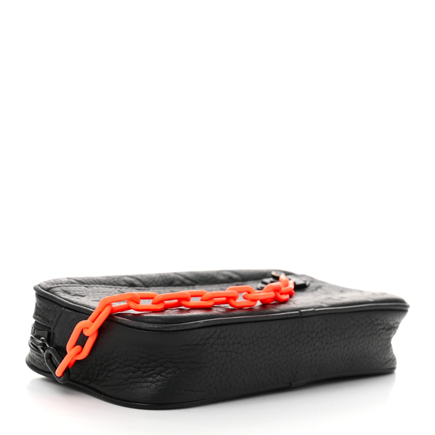 Louis Vuitton Taurillon Monogram Uniformes Solar Ray Soft Pochette Volga Belt Bag Black 4 of 10