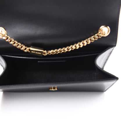 Saint Laurent Smooth Calfskin Small Deconstructed Monogram Kate Satchel Black 5 of 13