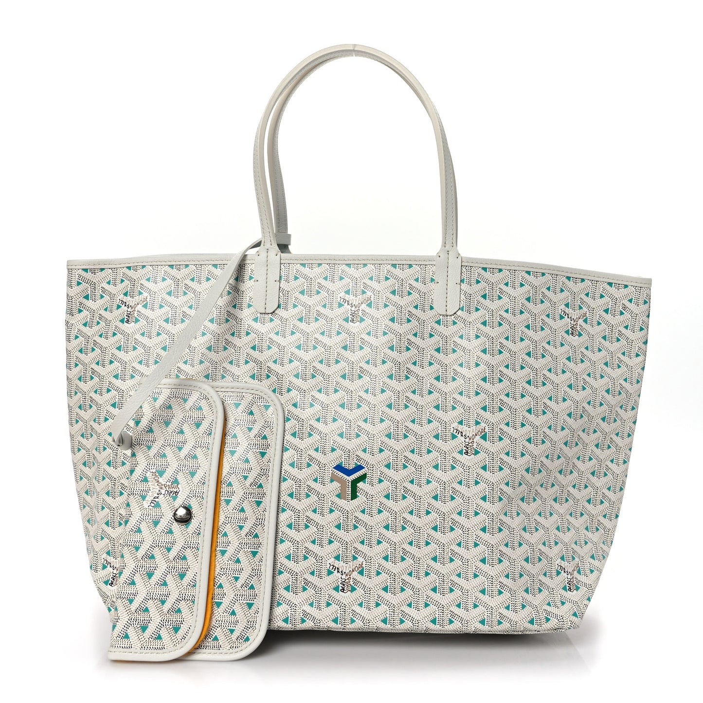 Goyardine Saint Louis Claire Voie PM White Opaline
