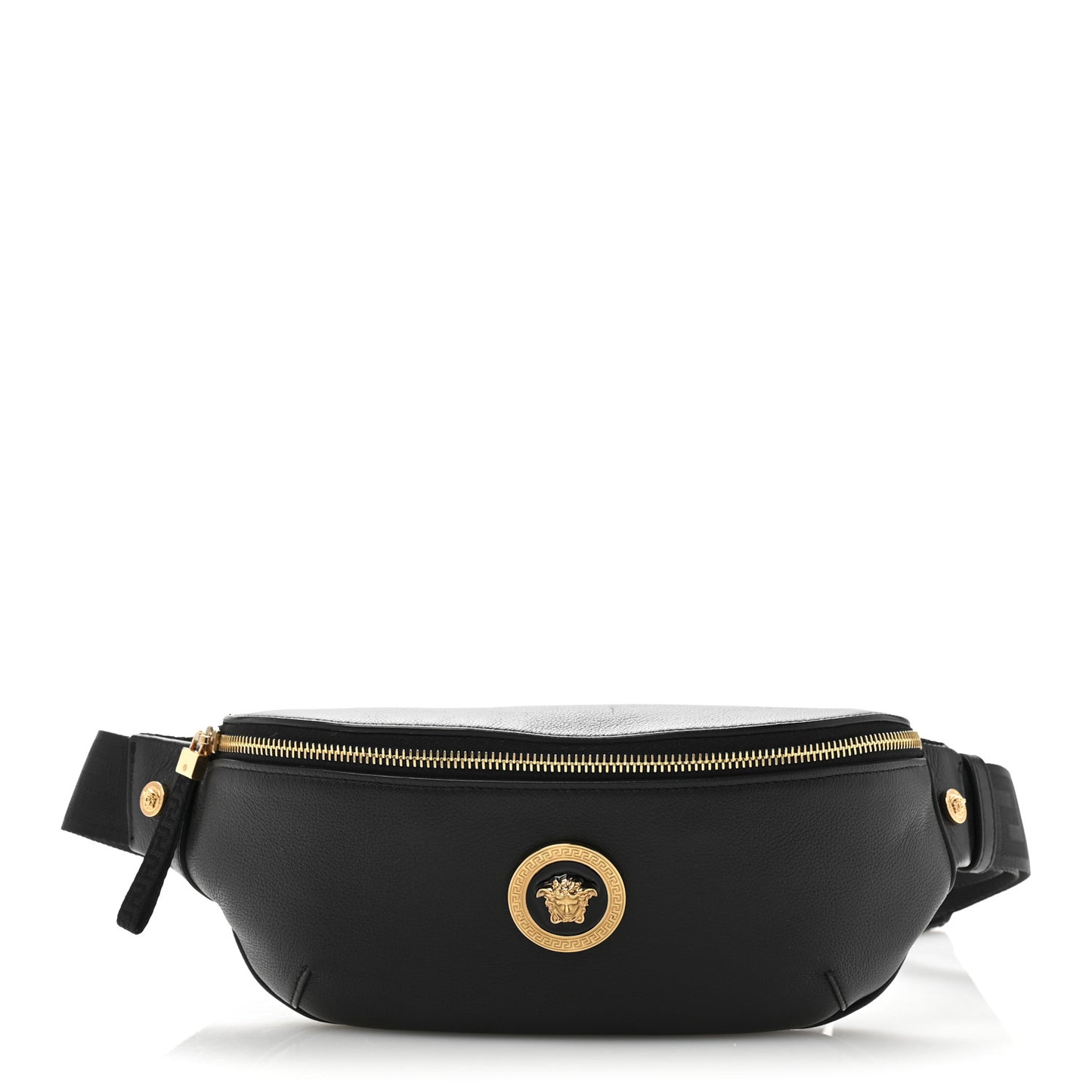 Grained Calfskin Vanitas Medea Belt Bag Black