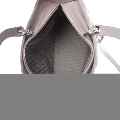 Christian Dior Lambskin Cannage Large Lady Dior Light Grey 6 of 8