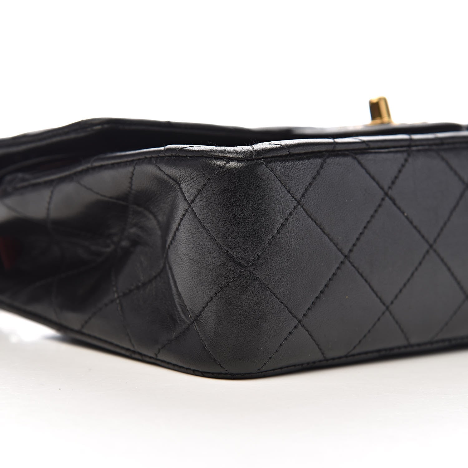 Chanel Lambskin Quilted Small Double Flap Black 13 of 15