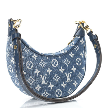 Louis Vuitton Monogram Jacquard Denim Loop Bleu 3 of 8