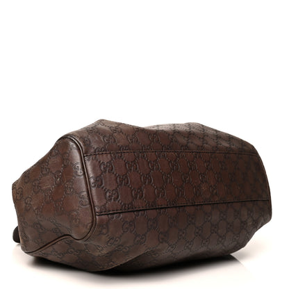 Gucci Guccissima Medium Sukey Tote Brown 6 of 33