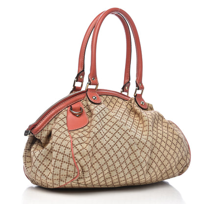 Gucci Diamante Medium Sukey Boston Interlocking G Charm Bag Pink 3 of 18